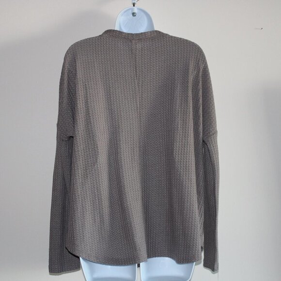 Entro Waffle Knit Button Down Embroidered Top - Picture 5 of 6